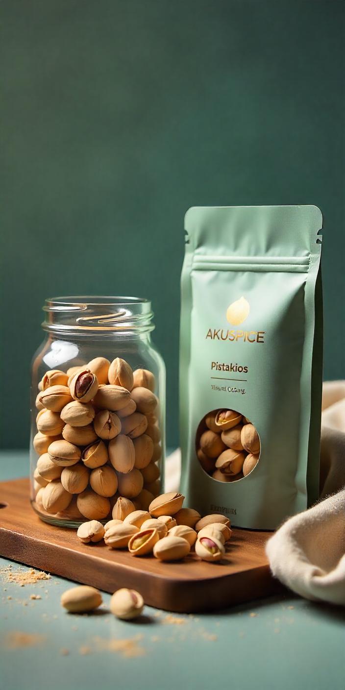 AKUSPICE Premium Pistachios – Roasted & Naturally Salted