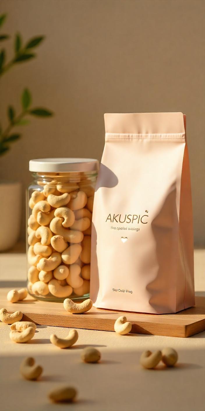 AKUSPICE Premium Cashew Nuts – Whole, Fresh & Crunchy