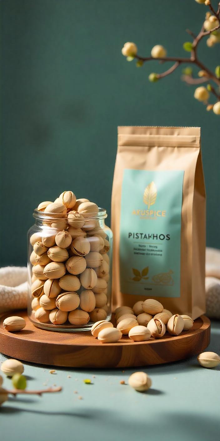 AKUSPICE Premium Pistachios – Roasted & Naturally Salted